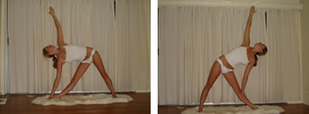 TRIANGLE POSE - TRIKONASANA