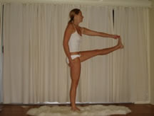 STANDING FEET TO THE HAND - HAST PADUNGUSTASANA