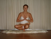 SQUATING ON THE TOE & HALF LOTUS - PADANGUSTASANA