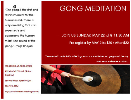 GONG MEDITATION