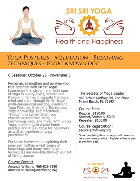 SRI SRI YOGA
